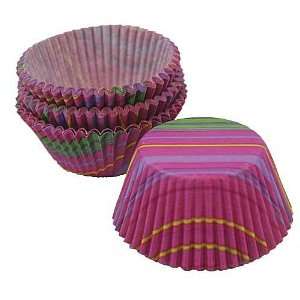  Snappy Stripe Mini Cupcake Liners