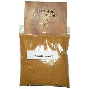    New Age Sandalwood Powder   1/2 Ounce Natural/Wood Incense Beauty