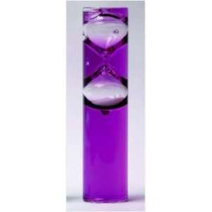   Minute Purple Water White Sand Gravity Hourglass