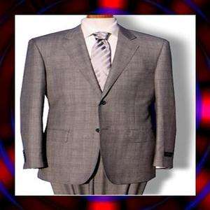 Daniele $1295 Gray Glenplaid 150s wool Mens Dress Suit  