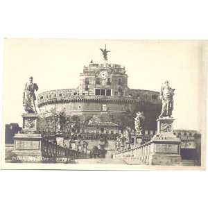   Vintage Postcard Castel San Angelo   Rome Italy 