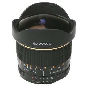  Samyang 8 Mm F / 3.5 If Mc Fisheye Lens For Canon 
