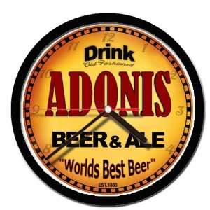  ADONIS beer and ale wall clock 