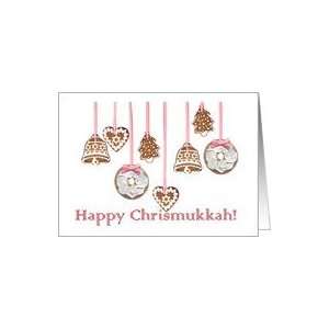  Chrismukkah Gingerbread Ornaments Card Health & Personal 