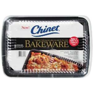  Chinet Bakeware Square Pan, Large, 2 Count Health 