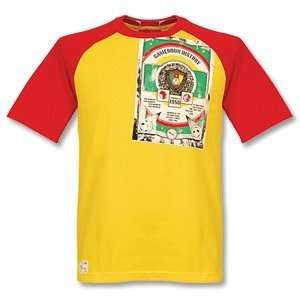  Cameroon History Tee   Yellow/Red