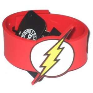  DC Comics The Flash Logo Molded Rubber Wristband 81586 