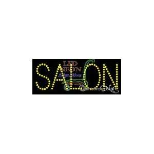 Salon LED Sign 8 inch tall x 20 inch wide x 3.5 inch deep outdoor only 