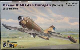 72 Valom DASSAULT MD 450 OURAGAN IAF TOOFANI  