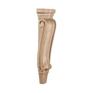   15 1/2H, Medium Traditional Pilaster Corbel, Alder