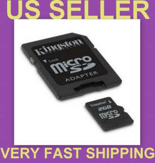 Kingston 2GB Secure Digital SD Card   Camera GPS Memory Card DVR Photo 
