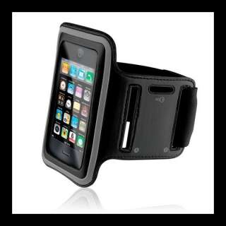   3G 3Gs 4 4S s BLACK SPORTS WORKOUT RUNNING GYM ARMBAND STRAP CASE BAND