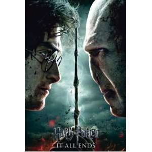   Deathly Hallows   Part 2   Movie Poster (Harry Vs. Valdemort) (Size