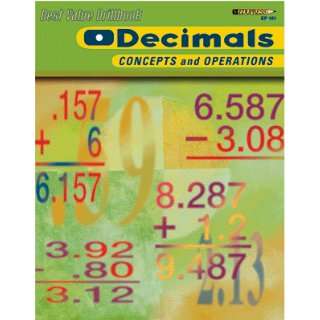    Edupress Ep 161 Decimals Concepts & Operations Toys & Games