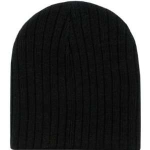  Decky Cable Beanie Short Winter Hat Cuffless black 