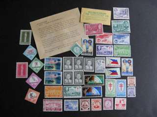 PHILIPPINES old MNH group plus hard to find booklet  