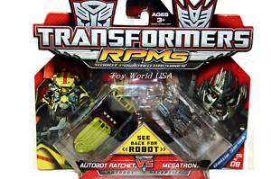 Transformers RPMS Autobot Ratchet vs Megatron Vehicle  
