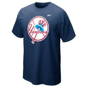  New York Yankees Nike Navy Heather Cooperstown Dugout Logo 