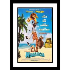 Madagascar 32x45 Framed and Double Matted Movie Poster   Style F 