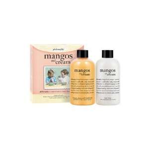  philosophy mangos & cream shampoo, bath & shower gel duo 