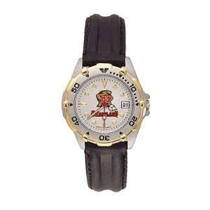 Maryland Terps Ladies NCAA All Star Watch (Leather Band 