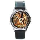 Indiana Jones watch (round metal wristwatch)