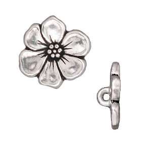   Lead Free Pewter Apple Blossom Buttons 19mm (2) Arts, Crafts & Sewing