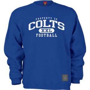  Indianapolis Colts Property Of Crewneck Sweatshirt Sports 