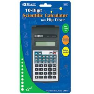   Scientific Calculator w/ Flip Cover Case Pack 48