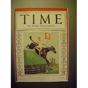 Billy Barton March 18, 1929 Time Magazine Professionally Matted Cover 