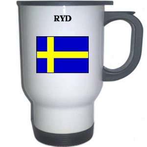  Sweden   RYD White Stainless Steel Mug 