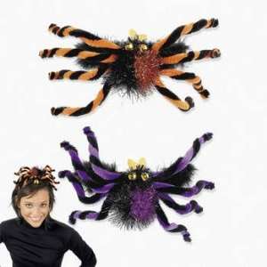  One Plastic Spider Headband (orange OR purple) Toys 