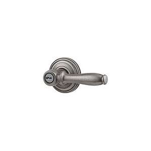    US502 Rustic Pewter Ashfield Keyed Entry Lever