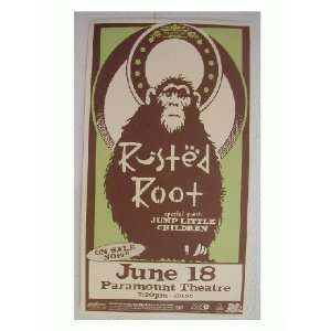 Rusted Root handbill Poster RustedRoot Mark Arminski