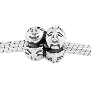   Authentic Zable Comedy and Tradegy Drama Masks Bead Charm Jewelry