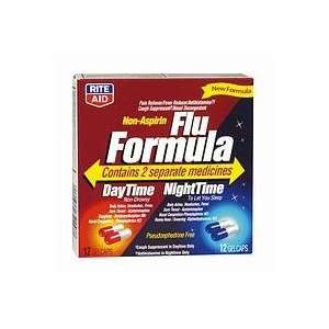  Rite Aid Non Aspirin Flu Formula   DayTime & NightTime 