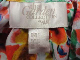 Garden Collection by H&M Floral Flutter Sleeve Tunic Top Shirt US 14 L 