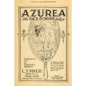   Powder Piver Charles Baez Beauty   Original Print Ad
