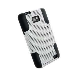 2n1 Net Cool Hard Case Silicone Rubber Cover F Samsung Galaxy S2 i9100 