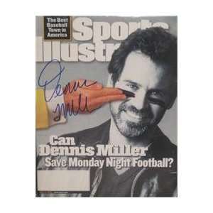 Dennis Miller autographed Sports Illustrated Magazine (Comedian 