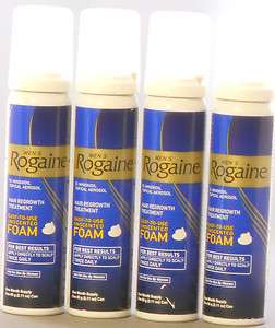 ROGAINE 5% Minoxidil Topical Foam Sealed MENS 4 Month Supply 4 2 