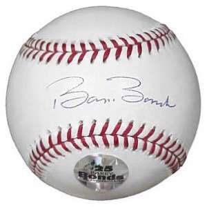  Barry Bonds Autographed Baseball with Bonds Hologram 