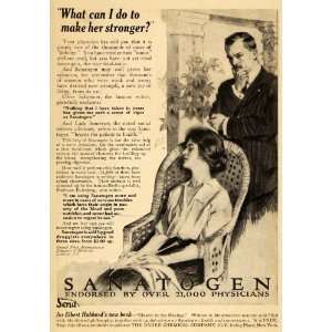  1915 Ad Bauer Chemical Sanatogen Food Tonic For Fatigue 