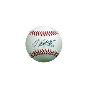  Josh Beckett Autographed Baseball   Autographed Baseballs 