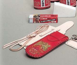   Leathercraft Leather Carving & Dying Set, Deluxe Tools & Stamps Kit