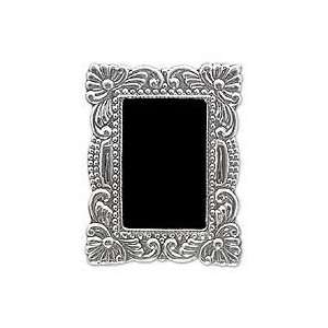  Silver picture frame, Clouds (2.4x3.5)