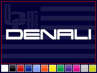 32 DENALI Windshield Banner Decal Sticker *SILVER*  