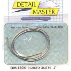  Detail Master .045 Braided Line #4 Car Model Kit Accessory 