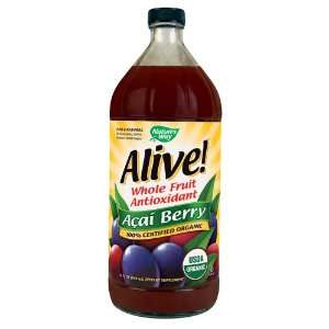  Natures Way Alive Acai Berry Juice Organic Health 