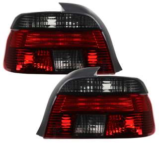97 00 BMW E39 E 39 5 Series Tail Lights Red Smoke DEPO  